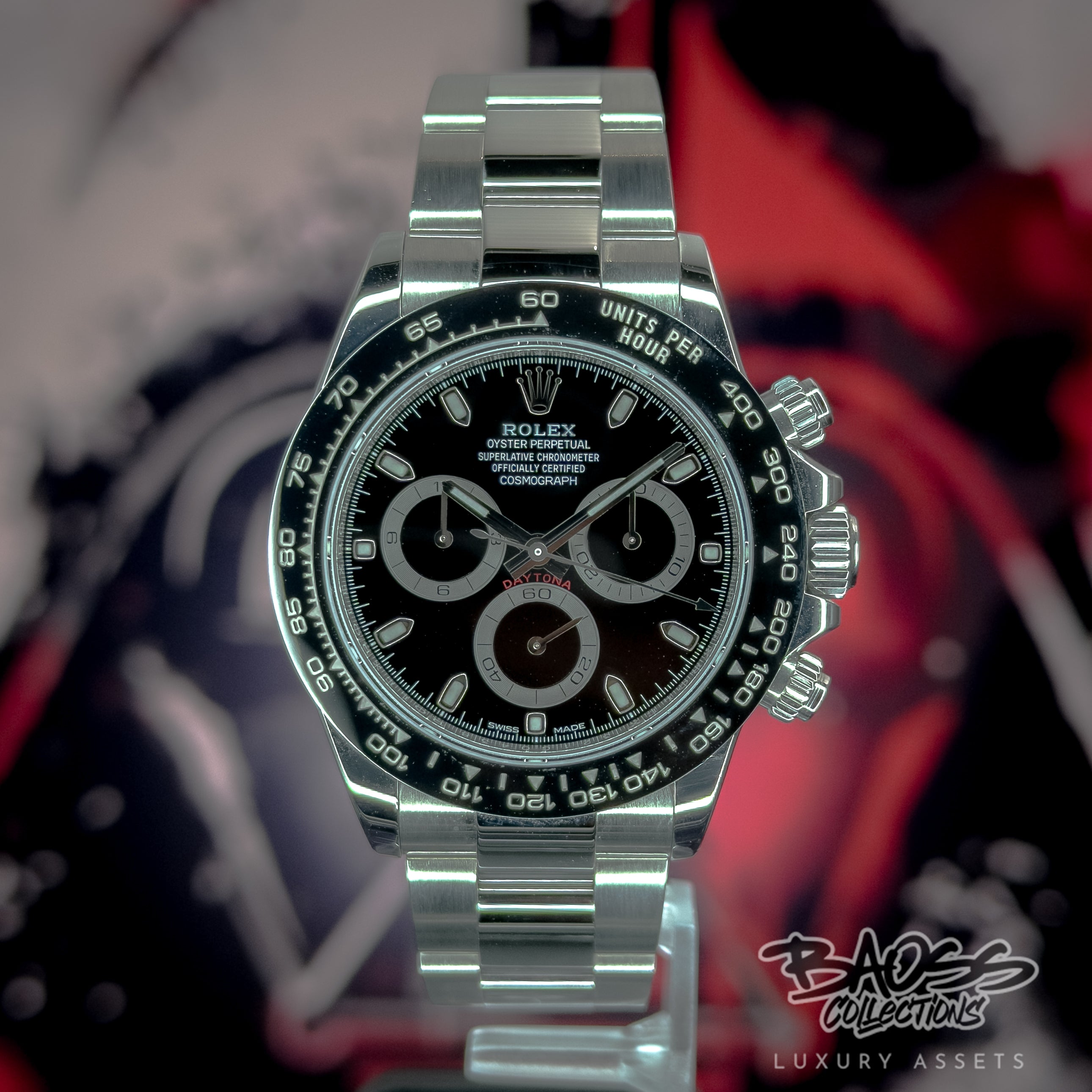 Rolex Cosmograph Daytona Black Dial 116500LN