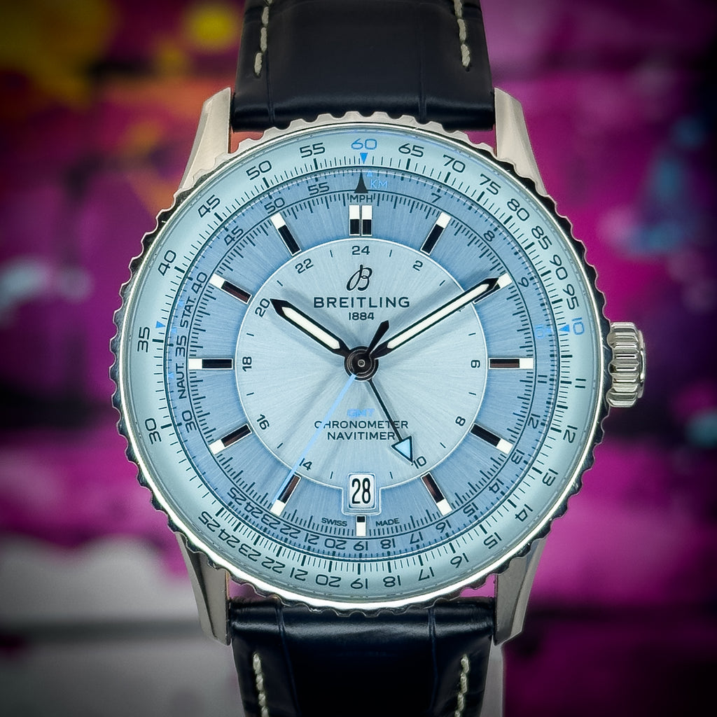 Breitling - Navitimer GMT 41 Ice Blue Dial - A32310