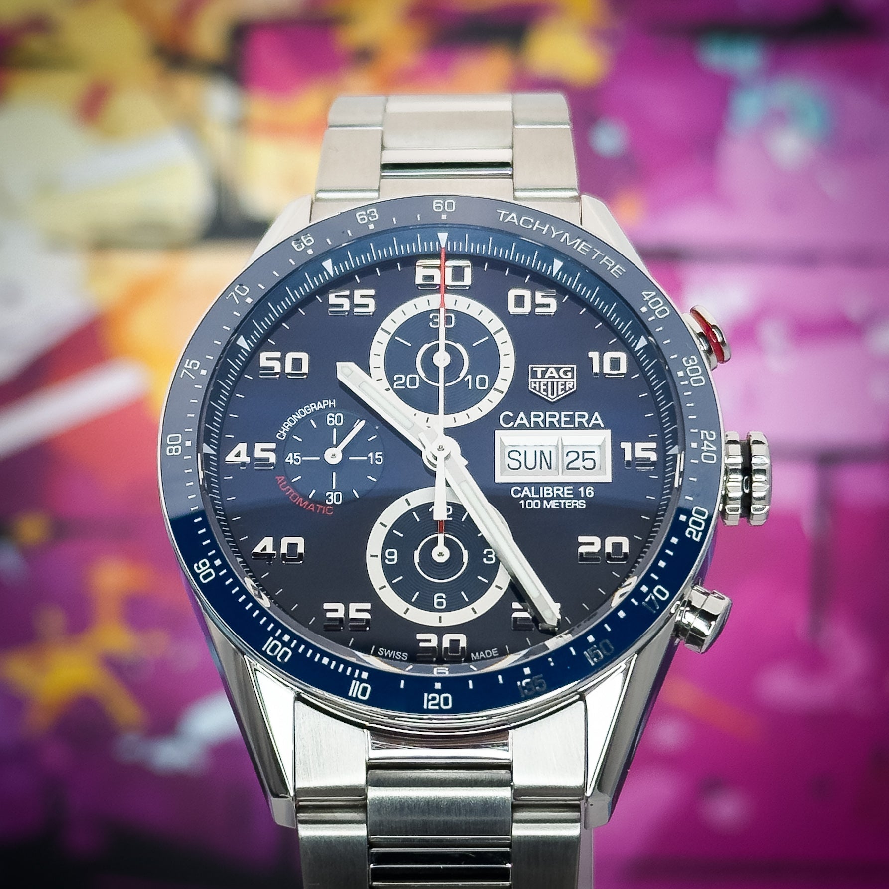 TAG Heuer - Carrera Calibre 16 Chronograph Day-Date - CV2A1V.BA0738