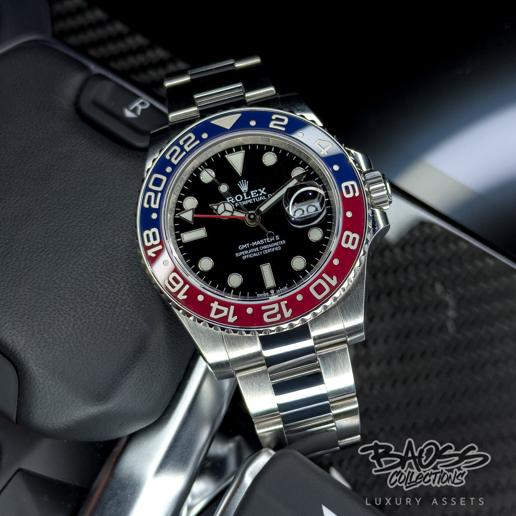 Rolex GMT-Master II “Pepsi” Oyster Bracelet Full Set