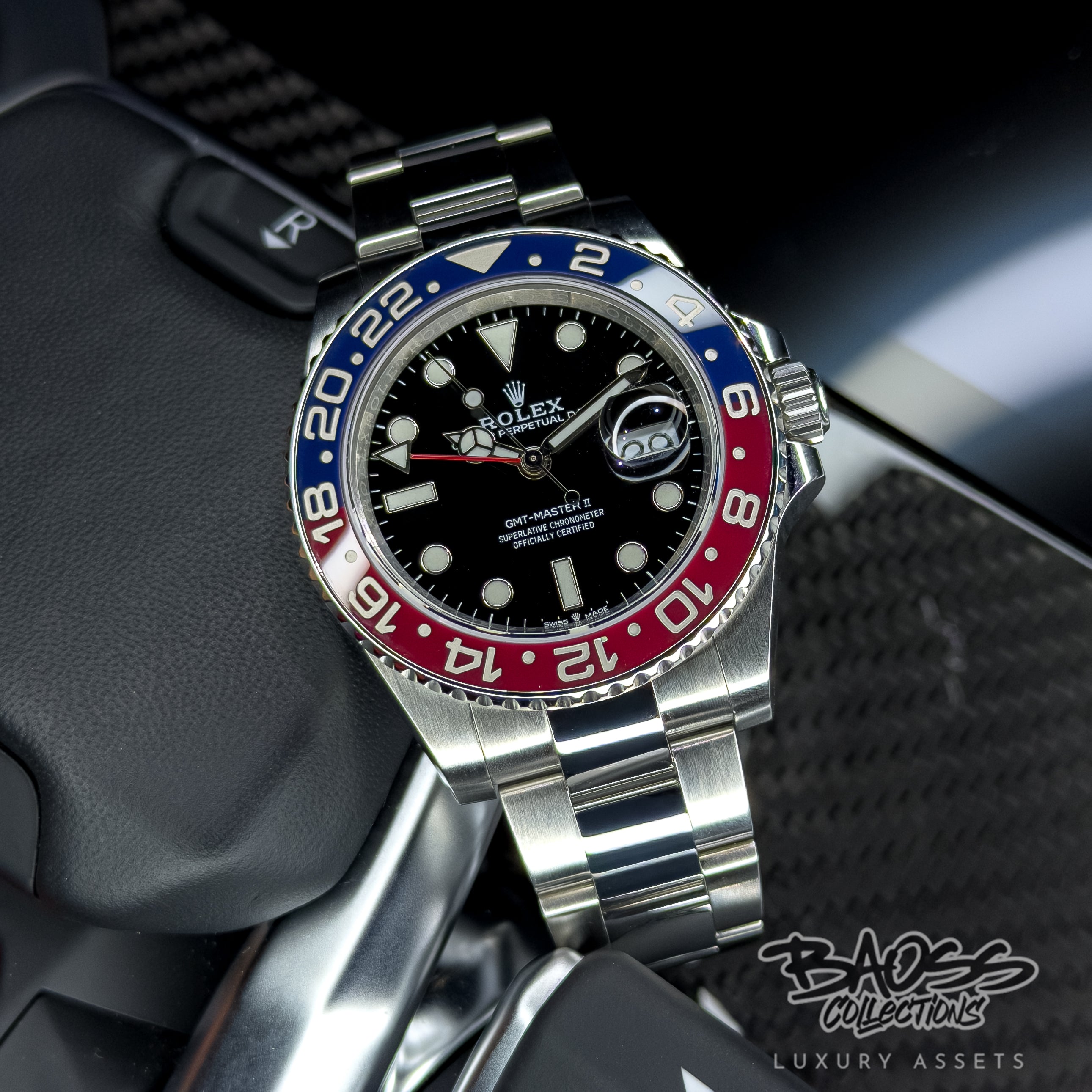 Rolex GMT-Master II “Pepsi” Oyster Bracelet Full Set