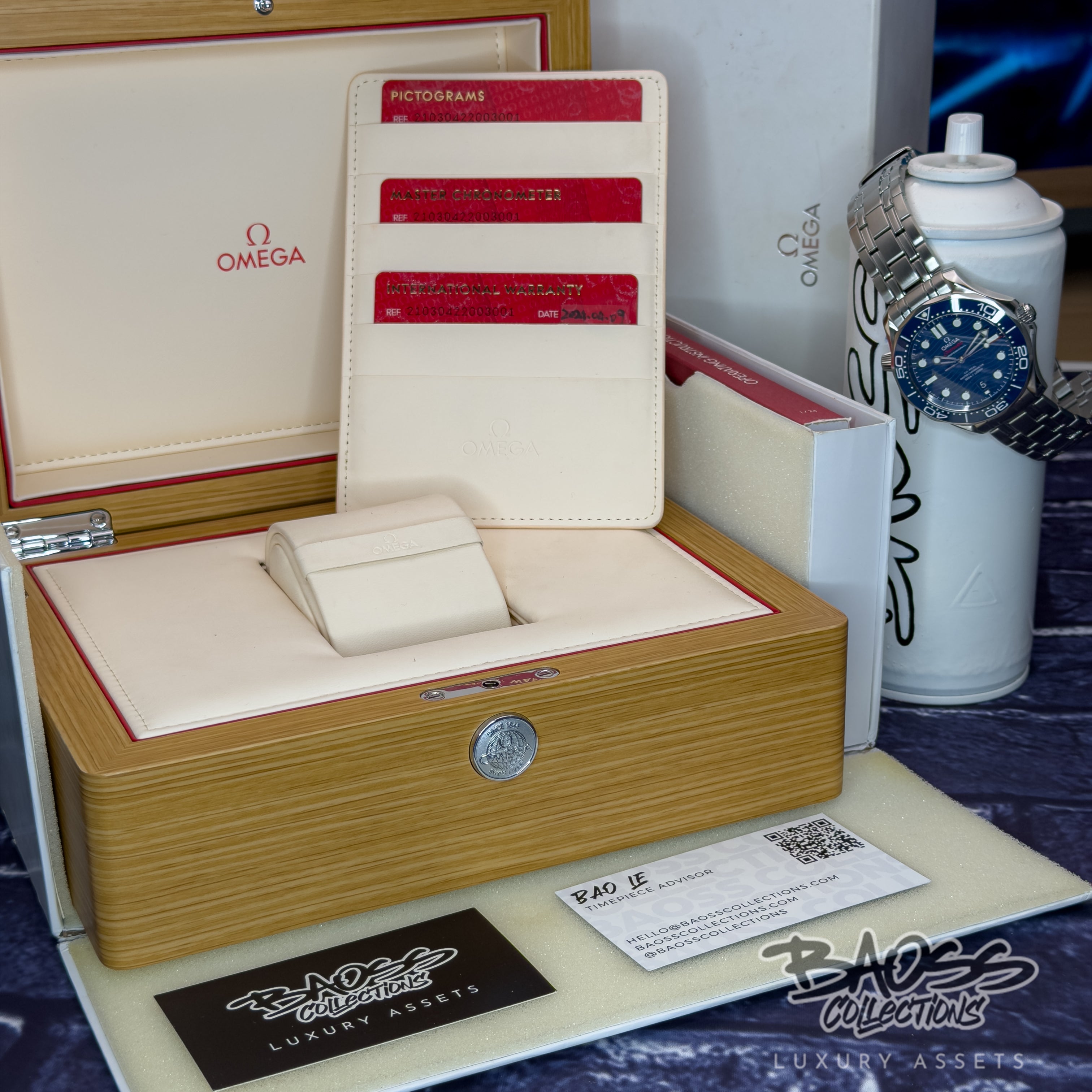 Omega Seamaster 300M Full Set 210.30.42.20.03.001