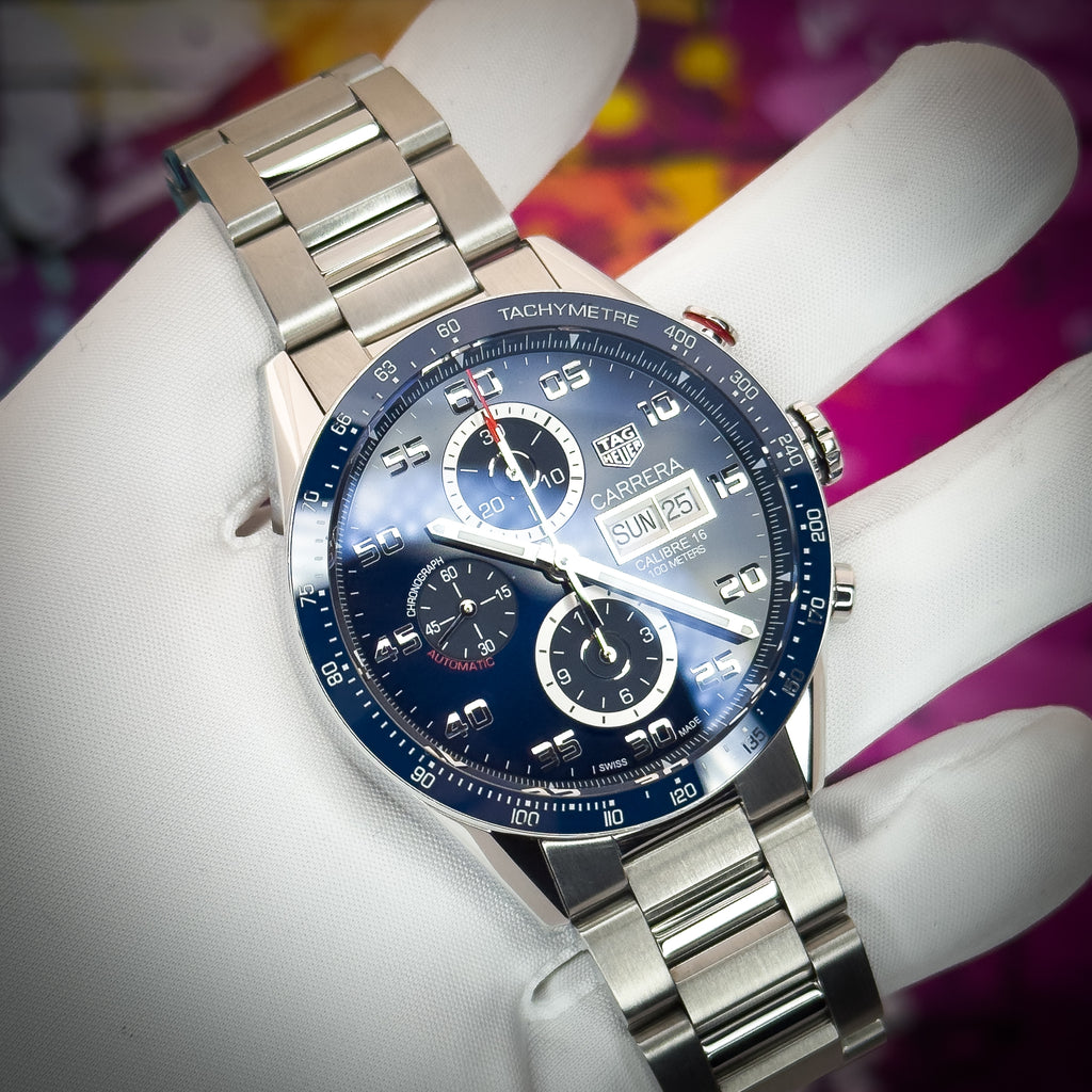 TAG Heuer - Carrera Calibre 16 Chronograph Day-Date - CV2A1V.BA0738