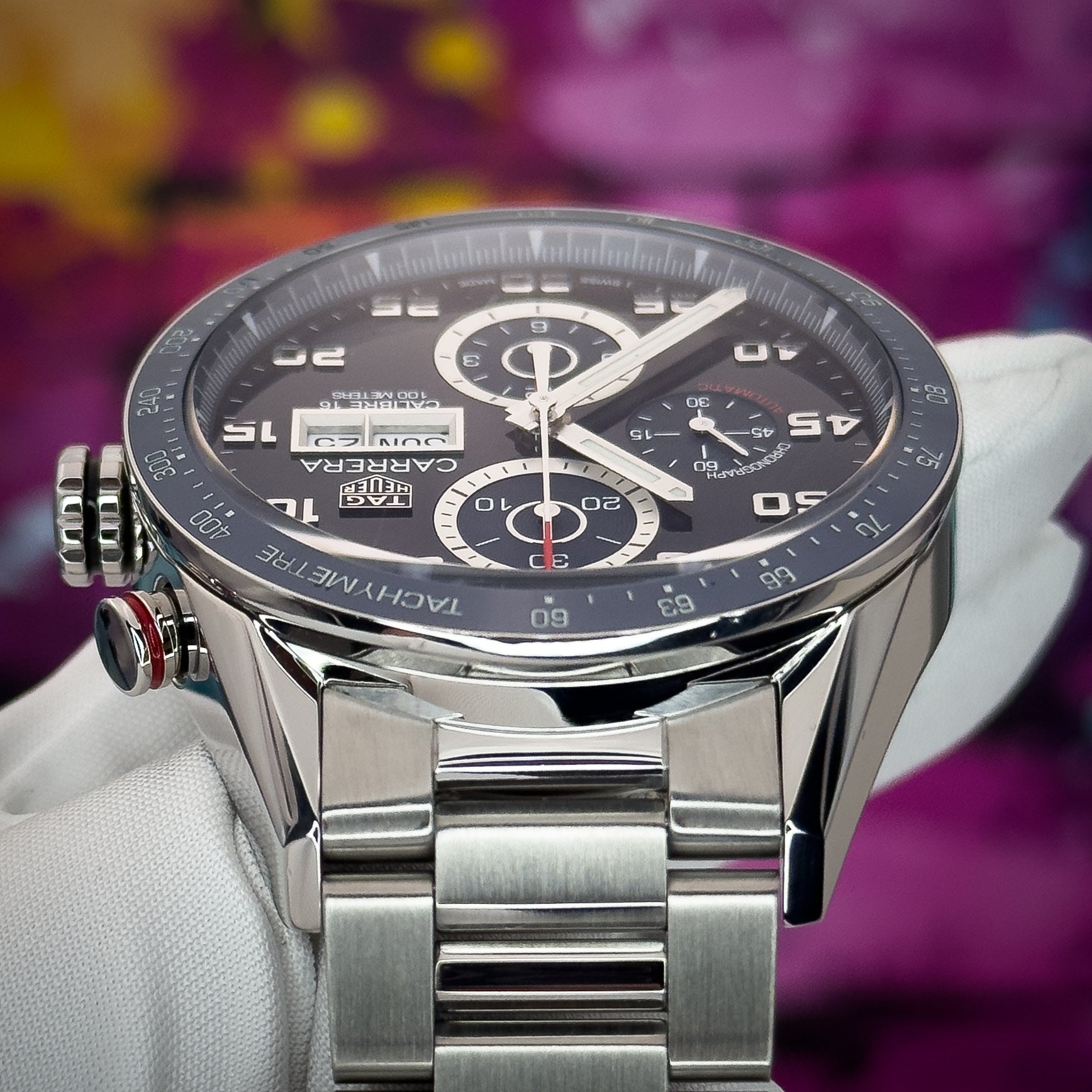 TAG Heuer - Carrera Calibre 16 Chronograph Day-Date - CV2A1V.BA0738