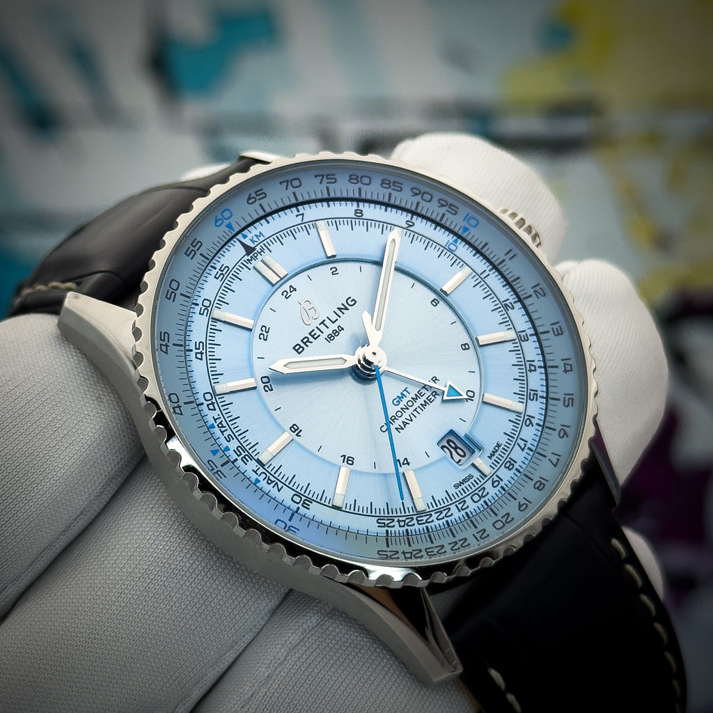Breitling - Navitimer GMT 41 Ice Blue Dial - A32310