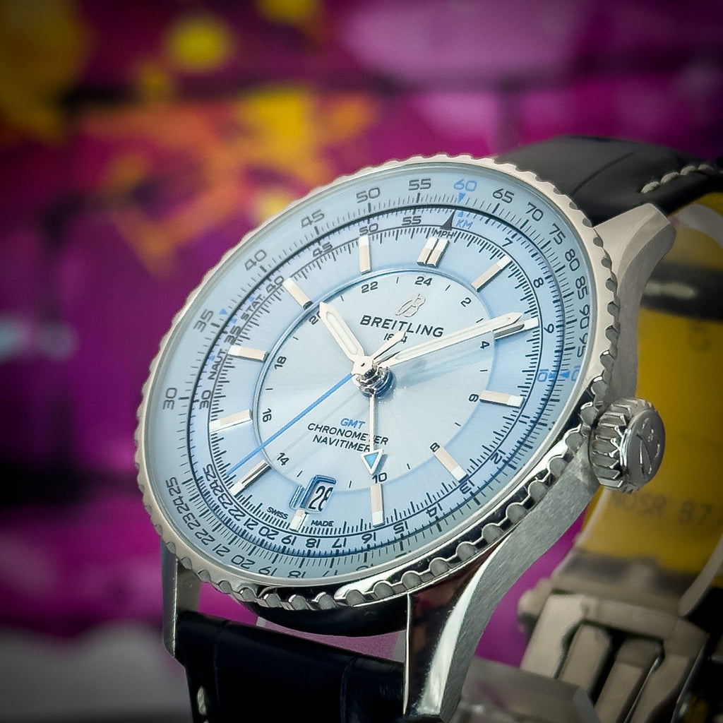 Breitling - Navitimer GMT 41 Ice Blue Dial - A32310