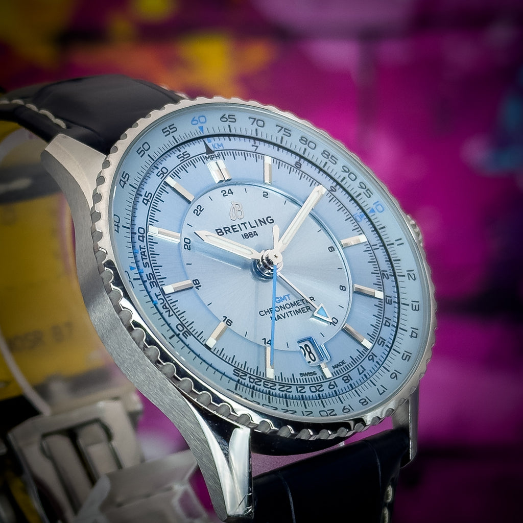 Breitling - Navitimer GMT 41 Ice Blue Dial - A32310