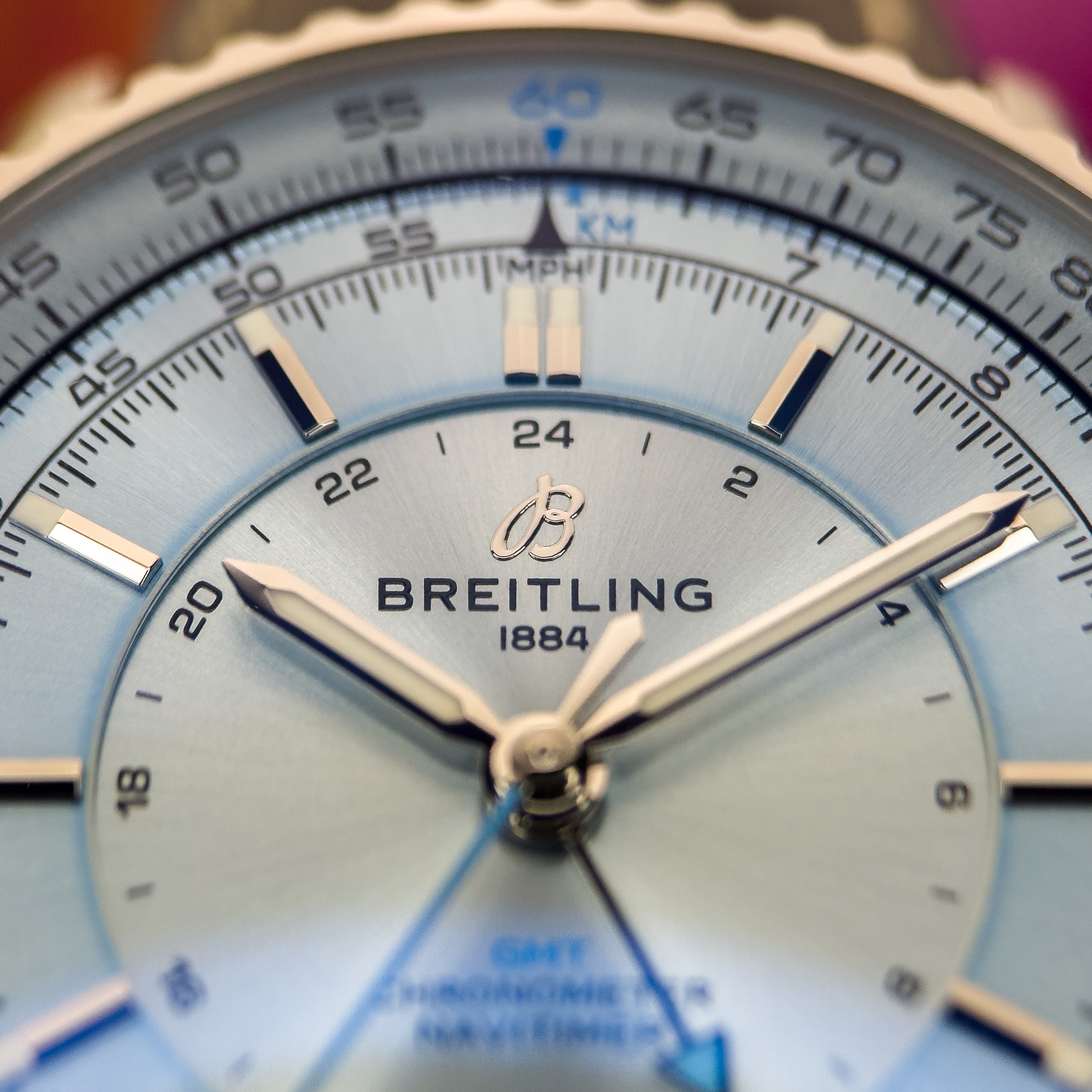 Breitling - Navitimer GMT 41 Ice Blue Dial - A32310