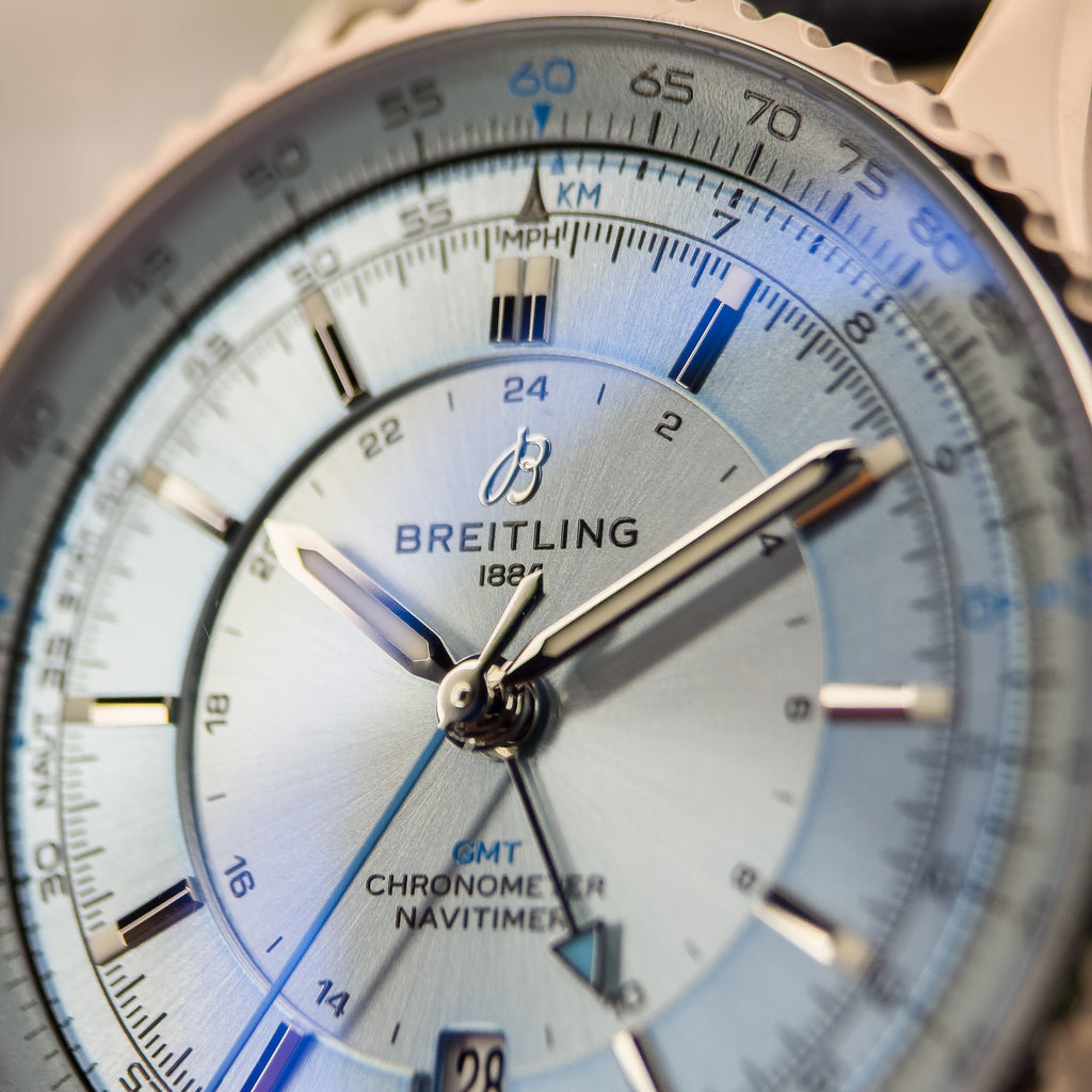 Breitling - Navitimer GMT 41 Ice Blue Dial - A32310