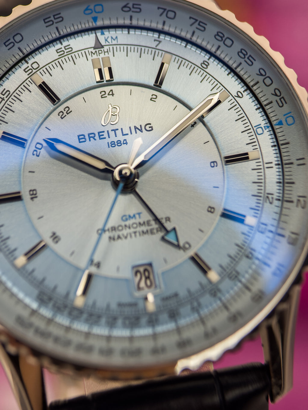 Breitling - Navitimer GMT 41 Ice Blue Dial - A32310