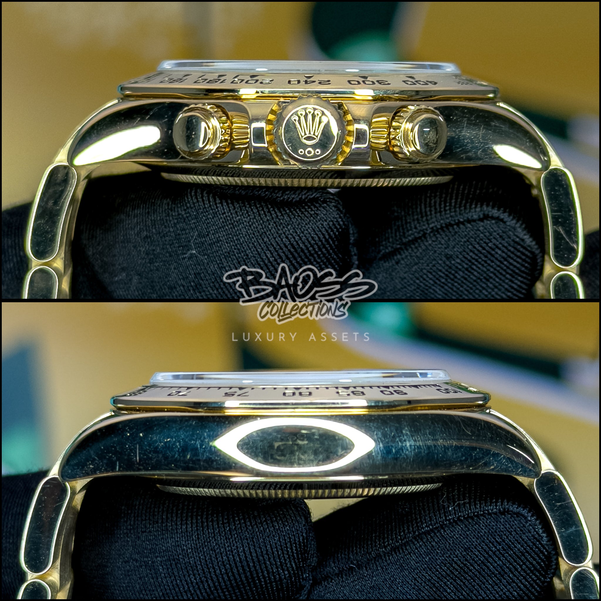 Rolex Cosmograph Daytona “John Mayer” Full Set — 18k Yellow Gold Green Dial