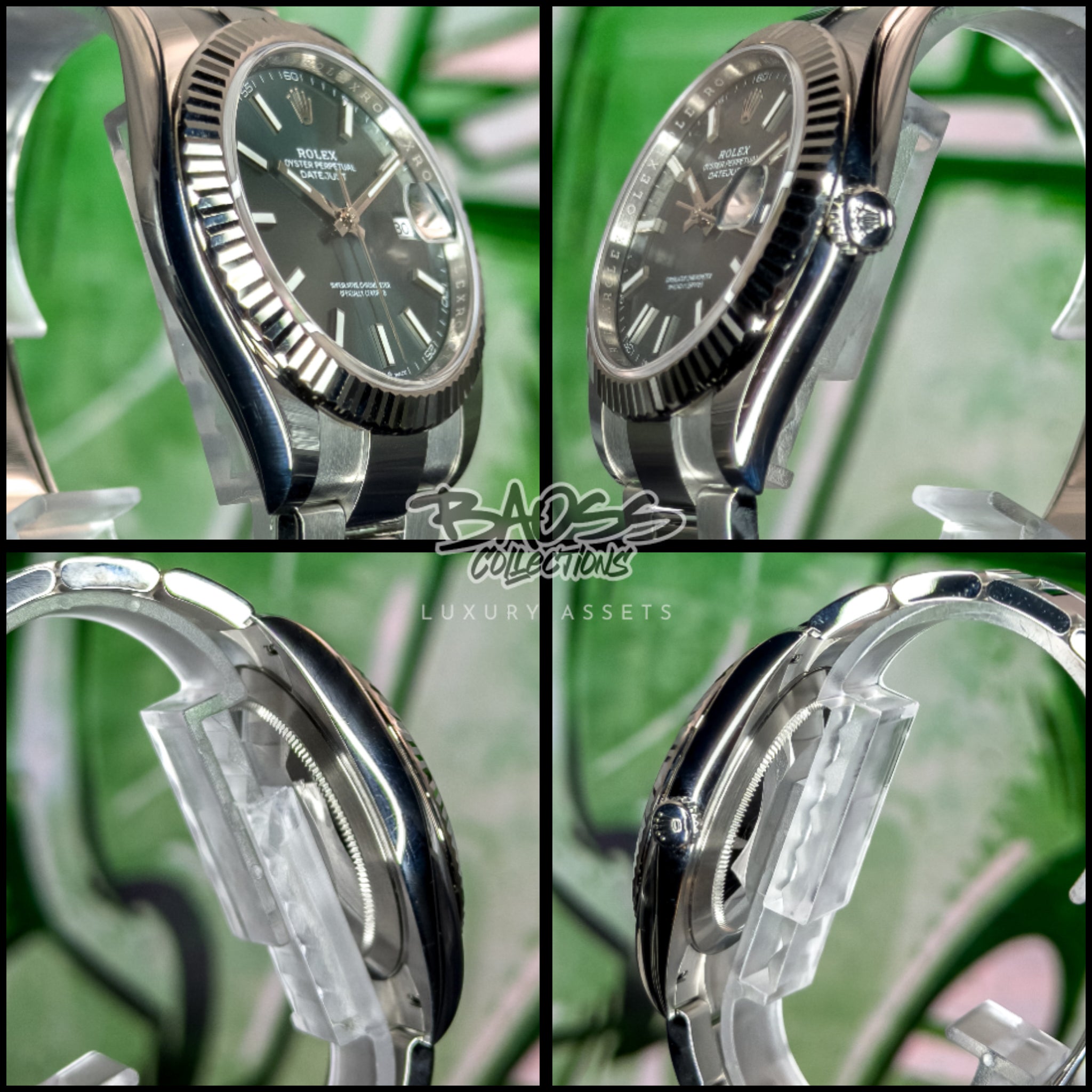 Rolex Datejust 41 Mint Green Fluted Oyster 126334